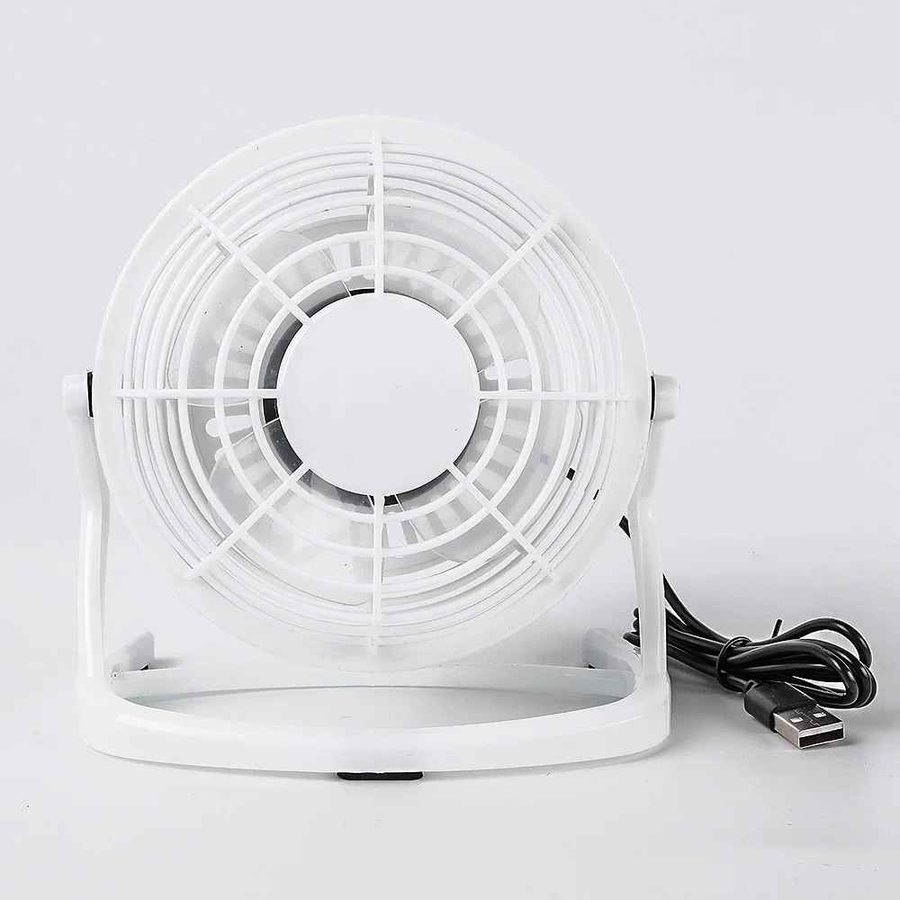Mini USB Desk Fan - Adjustable Quiet Cooling Fan