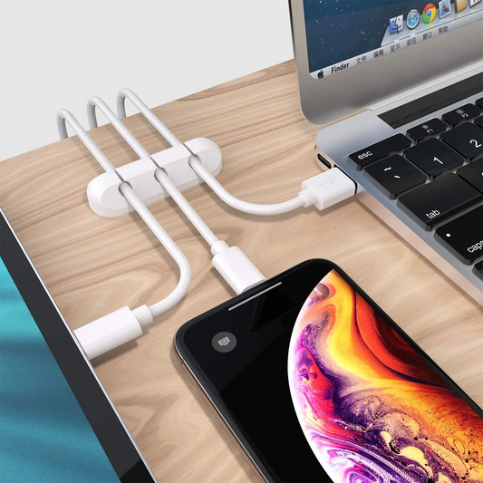 Silicon Desk Cable Organizer Clip