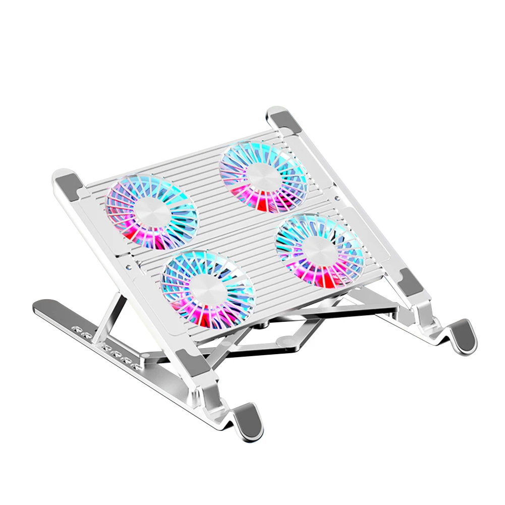 Adjustable Laptop Cooling Stand with Dual / Quad Fan