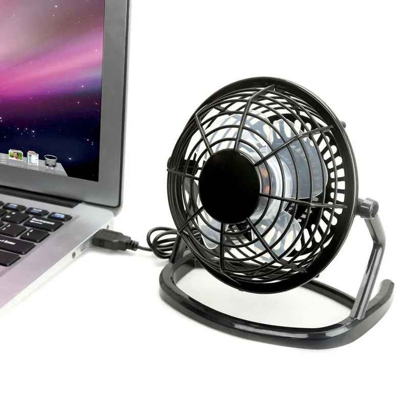 Mini USB Desk Fan - Adjustable Quiet Cooling Fan
