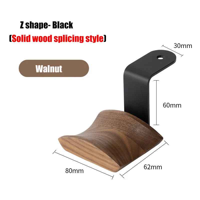 Wood 7 Aluminum Headphone Stand - Desk Headset Holder