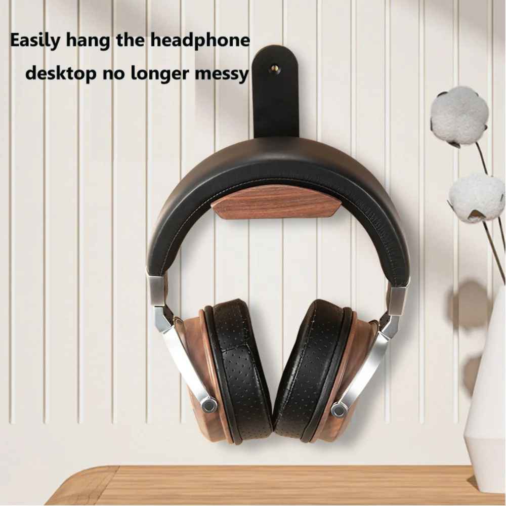 Wood 7 Aluminum Headphone Stand - Desk Headset Holder
