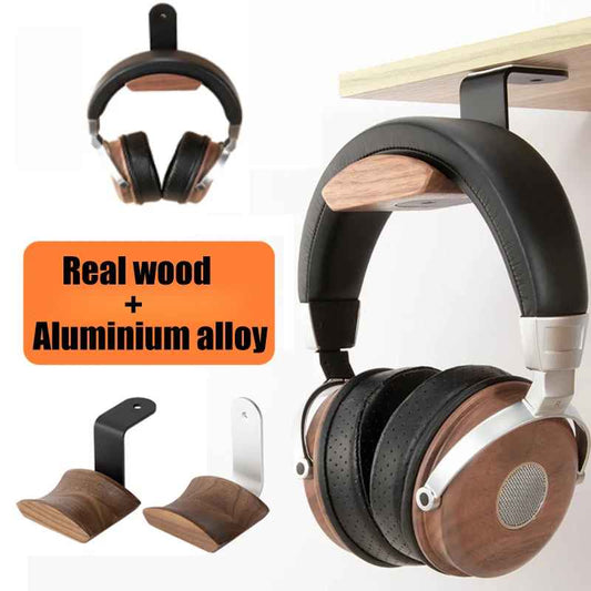 Wood 7 Aluminum Headphone Stand - Desk Headset Holder