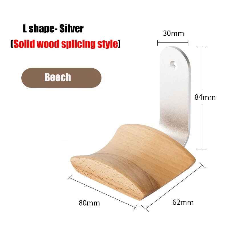 Wood 7 Aluminum Headphone Stand - Desk Headset Holder